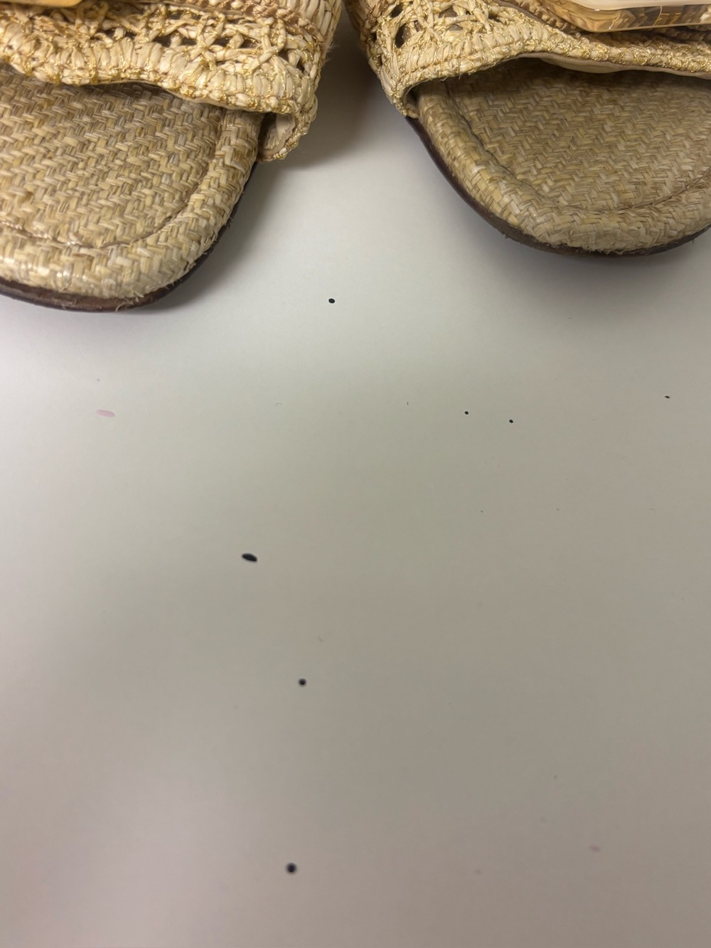 Sam Edelman New York Woven Straw Sandals - 10M - Picture 4 of 7